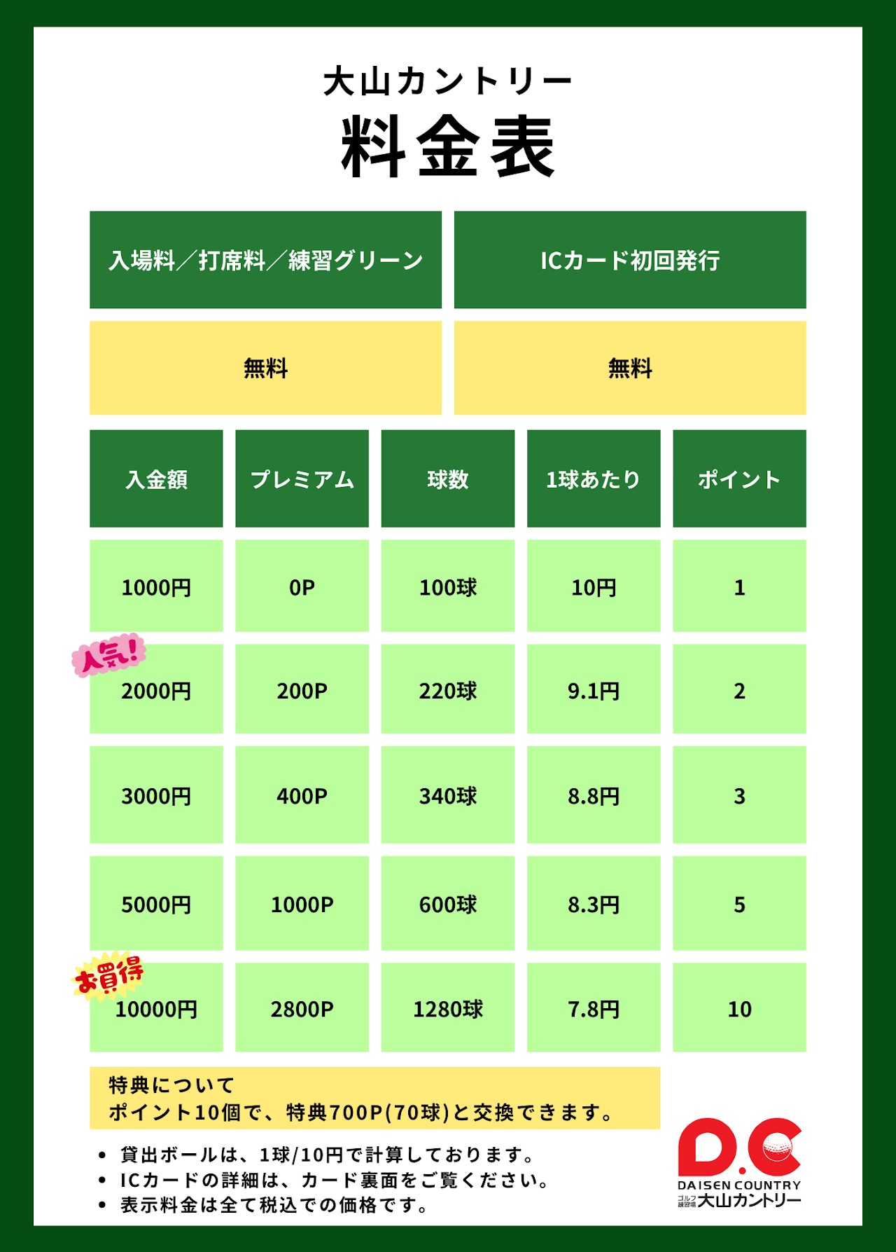 ゴルフ練習場大山カントリー